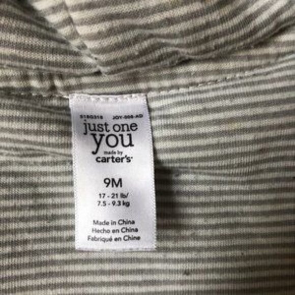 Carter's Just For You Adorable Plush Bear Snowsuit/Outer Wear Size 9 Months - Picture 4 of 4